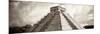 ¡Viva Mexico! Panoramic Collection - El Castillo Pyramid - Chichen Itza-Philippe Hugonnard-Mounted Photographic Print