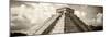 ¡Viva Mexico! Panoramic Collection - El Castillo Pyramid in Chichen Itza I-Philippe Hugonnard-Mounted Photographic Print