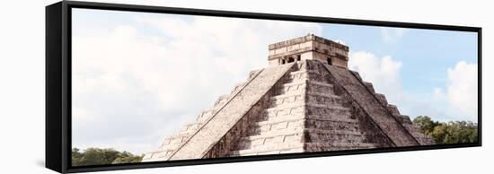 ¡Viva Mexico! Panoramic Collection - El Castillo Pyramid in Chichen Itza II-Philippe Hugonnard-Framed Stretched Canvas