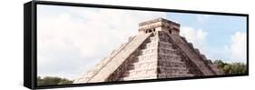 ¡Viva Mexico! Panoramic Collection - El Castillo Pyramid in Chichen Itza II-Philippe Hugonnard-Framed Stretched Canvas