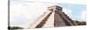 ¡Viva Mexico! Panoramic Collection - El Castillo Pyramid in Chichen Itza II-Philippe Hugonnard-Stretched Canvas