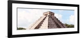 ¡Viva Mexico! Panoramic Collection - El Castillo Pyramid in Chichen Itza II-Philippe Hugonnard-Framed Photographic Print