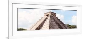 ¡Viva Mexico! Panoramic Collection - El Castillo Pyramid in Chichen Itza II-Philippe Hugonnard-Framed Photographic Print