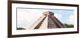 ¡Viva Mexico! Panoramic Collection - El Castillo Pyramid in Chichen Itza II-Philippe Hugonnard-Framed Photographic Print