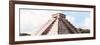 ¡Viva Mexico! Panoramic Collection - El Castillo Pyramid in Chichen Itza II-Philippe Hugonnard-Framed Photographic Print