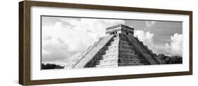 ¡Viva Mexico! Panoramic Collection - El Castillo Pyramid in Chichen Itza III-Philippe Hugonnard-Framed Photographic Print