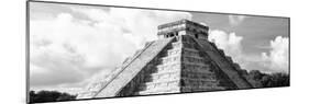 ¡Viva Mexico! Panoramic Collection - El Castillo Pyramid in Chichen Itza III-Philippe Hugonnard-Mounted Photographic Print