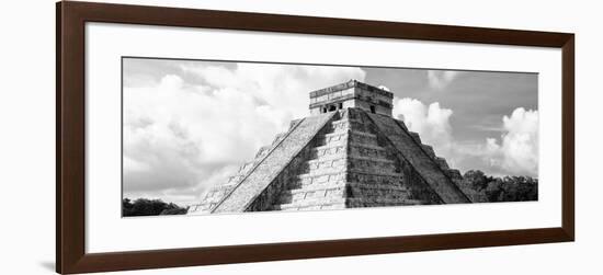 ¡Viva Mexico! Panoramic Collection - El Castillo Pyramid in Chichen Itza III-Philippe Hugonnard-Framed Photographic Print