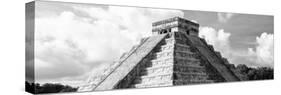 ¡Viva Mexico! Panoramic Collection - El Castillo Pyramid in Chichen Itza III-Philippe Hugonnard-Stretched Canvas