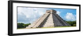 ¡Viva Mexico! Panoramic Collection - El Castillo Pyramid in Chichen Itza IV-Philippe Hugonnard-Framed Photographic Print