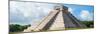 ¡Viva Mexico! Panoramic Collection - El Castillo Pyramid in Chichen Itza IV-Philippe Hugonnard-Mounted Photographic Print