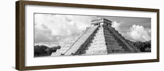 ¡Viva Mexico! Panoramic Collection - El Castillo Pyramid in Chichen Itza VII-Philippe Hugonnard-Framed Photographic Print