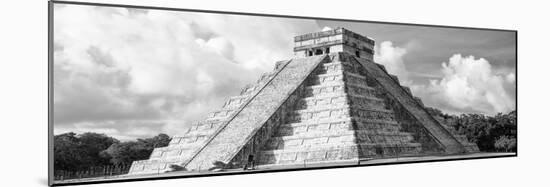 ¡Viva Mexico! Panoramic Collection - El Castillo Pyramid in Chichen Itza VII-Philippe Hugonnard-Mounted Photographic Print