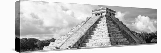 ¡Viva Mexico! Panoramic Collection - El Castillo Pyramid in Chichen Itza VII-Philippe Hugonnard-Stretched Canvas