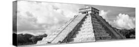 ¡Viva Mexico! Panoramic Collection - El Castillo Pyramid in Chichen Itza VII-Philippe Hugonnard-Stretched Canvas