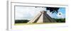 ¡Viva Mexico! Panoramic Collection - El Castillo Pyramid in Chichen Itza VIII-Philippe Hugonnard-Framed Photographic Print