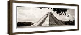 ¡Viva Mexico! Panoramic Collection - El Castillo Pyramid in Chichen Itza X-Philippe Hugonnard-Framed Photographic Print