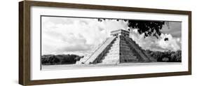 ¡Viva Mexico! Panoramic Collection - El Castillo Pyramid in Chichen Itza XI-Philippe Hugonnard-Framed Photographic Print