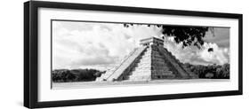 ¡Viva Mexico! Panoramic Collection - El Castillo Pyramid in Chichen Itza XI-Philippe Hugonnard-Framed Photographic Print