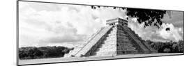 ¡Viva Mexico! Panoramic Collection - El Castillo Pyramid in Chichen Itza XI-Philippe Hugonnard-Mounted Photographic Print