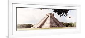 ¡Viva Mexico! Panoramic Collection - El Castillo Pyramid in Chichen Itza XII-Philippe Hugonnard-Framed Photographic Print