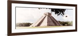 ¡Viva Mexico! Panoramic Collection - El Castillo Pyramid in Chichen Itza XII-Philippe Hugonnard-Framed Photographic Print