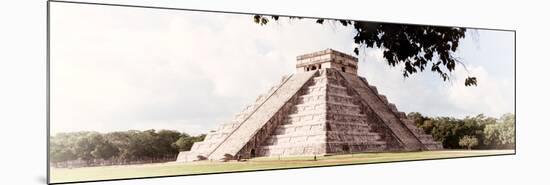 ¡Viva Mexico! Panoramic Collection - El Castillo Pyramid in Chichen Itza XII-Philippe Hugonnard-Mounted Photographic Print