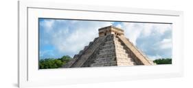 ¡Viva Mexico! Panoramic Collection - El Castillo Pyramid in Chichen Itza XIII-Philippe Hugonnard-Framed Photographic Print