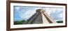 ¡Viva Mexico! Panoramic Collection - El Castillo Pyramid in Chichen Itza XIII-Philippe Hugonnard-Framed Photographic Print