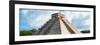 ¡Viva Mexico! Panoramic Collection - El Castillo Pyramid in Chichen Itza XIII-Philippe Hugonnard-Framed Photographic Print