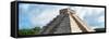 ¡Viva Mexico! Panoramic Collection - El Castillo Pyramid in Chichen Itza XIII-Philippe Hugonnard-Framed Stretched Canvas