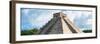 ¡Viva Mexico! Panoramic Collection - El Castillo Pyramid in Chichen Itza XIII-Philippe Hugonnard-Framed Photographic Print