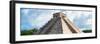 ¡Viva Mexico! Panoramic Collection - El Castillo Pyramid in Chichen Itza XIII-Philippe Hugonnard-Framed Photographic Print