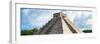 ¡Viva Mexico! Panoramic Collection - El Castillo Pyramid in Chichen Itza XIII-Philippe Hugonnard-Framed Photographic Print