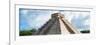 ¡Viva Mexico! Panoramic Collection - El Castillo Pyramid in Chichen Itza XIII-Philippe Hugonnard-Framed Photographic Print