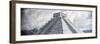 ¡Viva Mexico! Panoramic Collection - El Castillo Pyramid in Chichen Itza XIV-Philippe Hugonnard-Framed Photographic Print