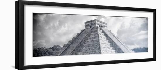 ¡Viva Mexico! Panoramic Collection - El Castillo Pyramid in Chichen Itza XIV-Philippe Hugonnard-Framed Photographic Print