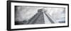 ¡Viva Mexico! Panoramic Collection - El Castillo Pyramid in Chichen Itza XIV-Philippe Hugonnard-Framed Photographic Print