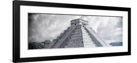 ¡Viva Mexico! Panoramic Collection - El Castillo Pyramid in Chichen Itza XIV-Philippe Hugonnard-Framed Photographic Print