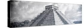 ¡Viva Mexico! Panoramic Collection - El Castillo Pyramid in Chichen Itza XIV-Philippe Hugonnard-Stretched Canvas