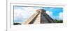 ¡Viva Mexico! Panoramic Collection - El Castillo Pyramid in Chichen Itza-Philippe Hugonnard-Framed Photographic Print