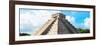 ¡Viva Mexico! Panoramic Collection - El Castillo Pyramid in Chichen Itza-Philippe Hugonnard-Framed Photographic Print