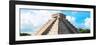 ¡Viva Mexico! Panoramic Collection - El Castillo Pyramid in Chichen Itza-Philippe Hugonnard-Framed Photographic Print