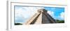 ¡Viva Mexico! Panoramic Collection - El Castillo Pyramid in Chichen Itza-Philippe Hugonnard-Framed Photographic Print