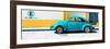 ¡Viva Mexico! Panoramic Collection - "En Linea Roja" Blue VW Beetle Car-Philippe Hugonnard-Framed Photographic Print