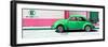 ¡Viva Mexico! Panoramic Collection - "En Linea Roja" Green VW Beetle Car-Philippe Hugonnard-Framed Photographic Print