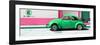 ¡Viva Mexico! Panoramic Collection - "En Linea Roja" Green VW Beetle Car-Philippe Hugonnard-Framed Photographic Print