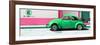 ¡Viva Mexico! Panoramic Collection - "En Linea Roja" Green VW Beetle Car-Philippe Hugonnard-Framed Photographic Print