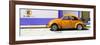 ¡Viva Mexico! Panoramic Collection - "En Linea Roja" Orange VW Beetle Car-Philippe Hugonnard-Framed Photographic Print