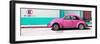 ¡Viva Mexico! Panoramic Collection - "En Linea Roja" Pink VW Beetle Car-Philippe Hugonnard-Framed Photographic Print